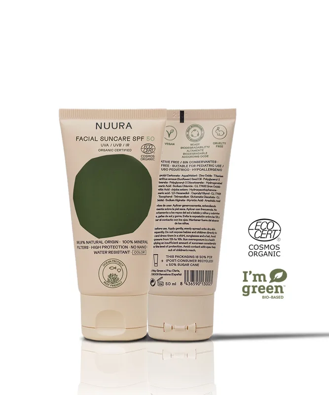 Crema facial solar color - Nuura