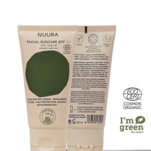 Crema facial solar ecológica · Nuura