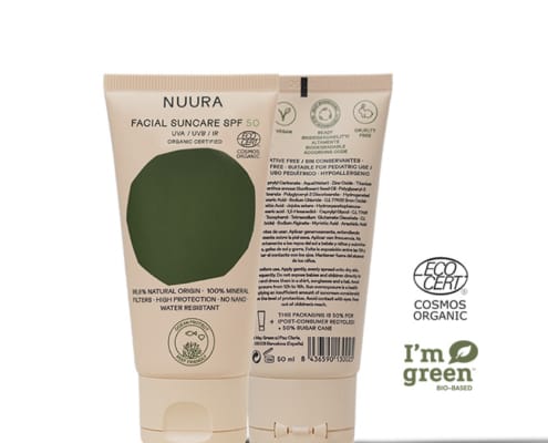 Crema facial solar ecológica · Nuura