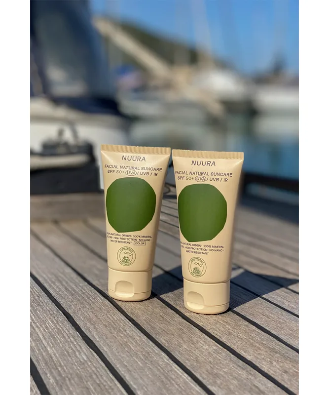 Crema facial solar color - Nuura - Imagen 2