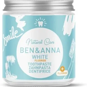 Pasta de dientes WHITE de BEN&ANNA con FLUOR