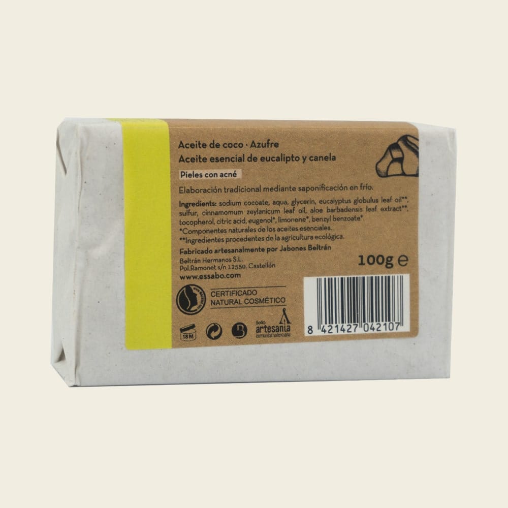 Jabón natural de azufre – Essabó - Imagen 3